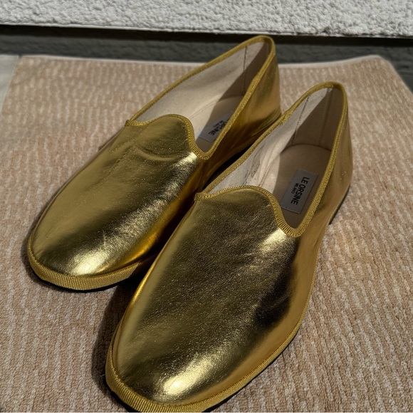 le orsine Shoes - Le Orsine Metallic Gold Loafers NWOB size‎ 42